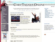 Tablet Screenshot of carytagawaonline.com